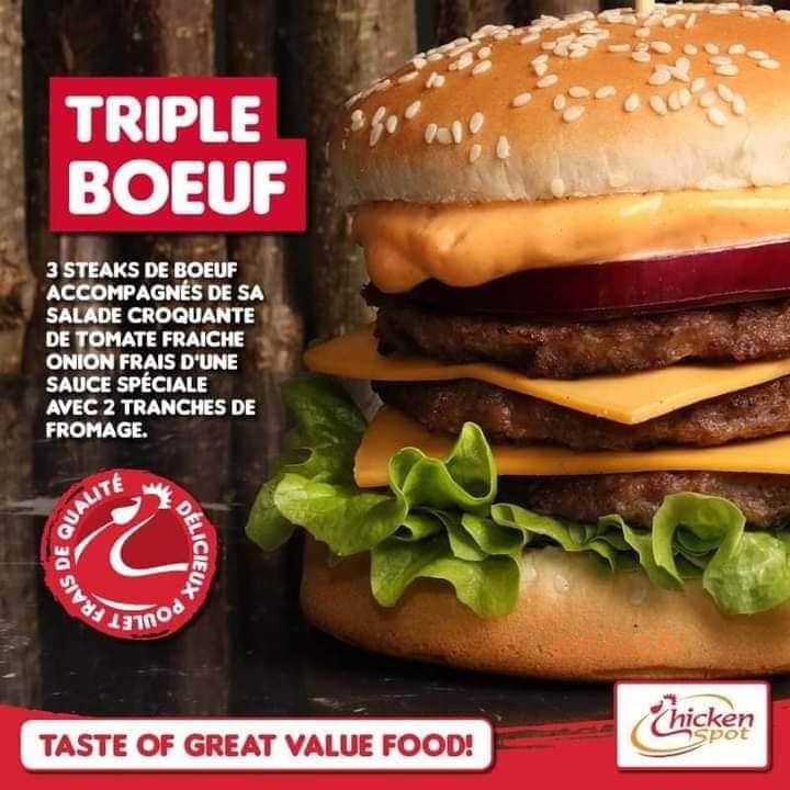 Chicken Spot — carte page 2