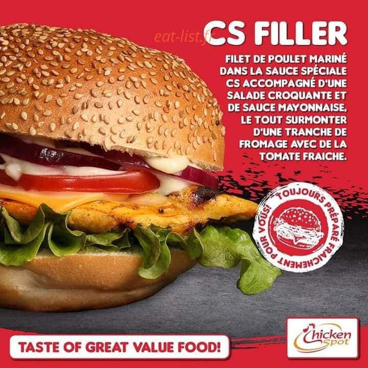 Chicken Spot — carte page 4