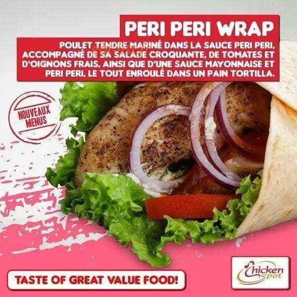 Chicken Spot — carte page 9