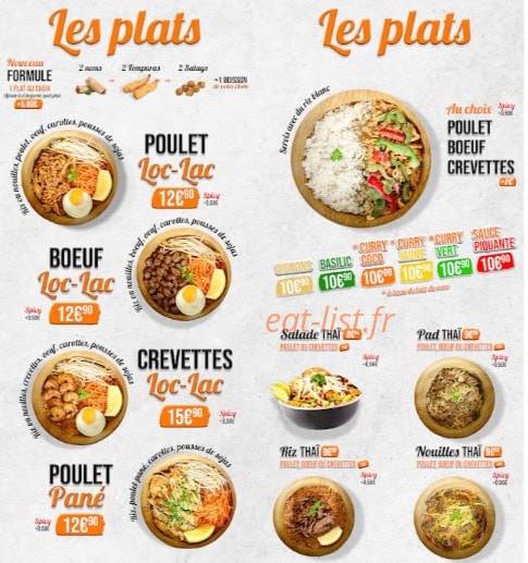 Gin Khao — carte page 1