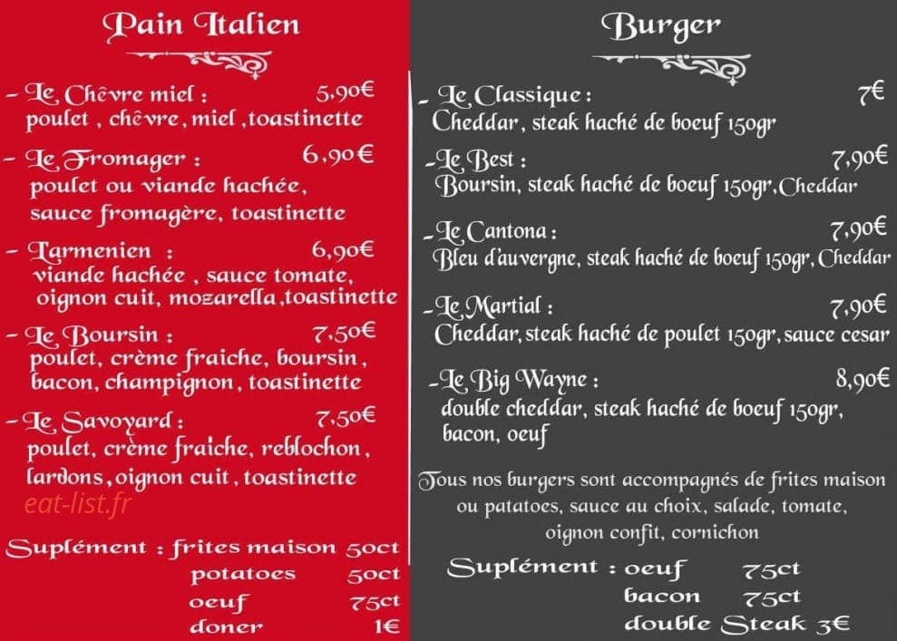 L'Atelier — carte page 2