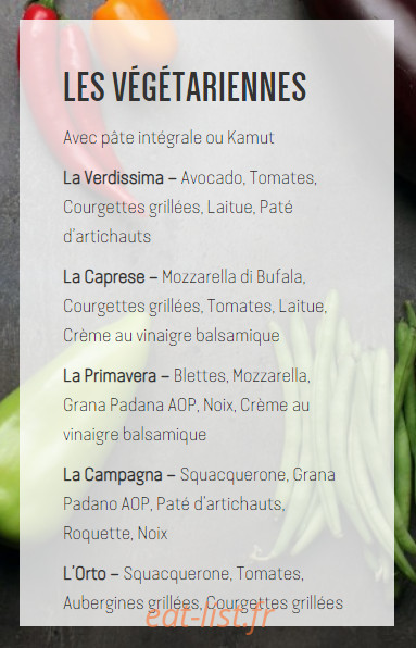 La Piadina — carte page 5