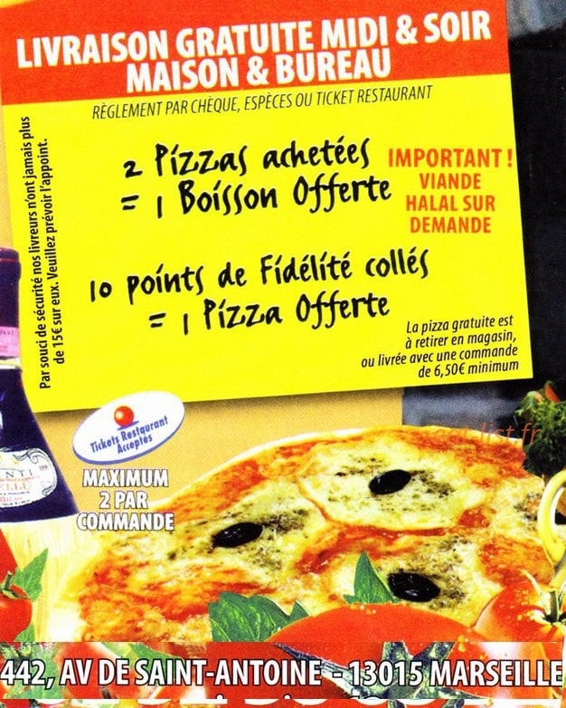 Nicopizza — carte page 3