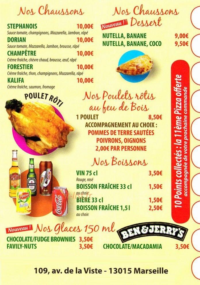 Nicopizza — carte page 2