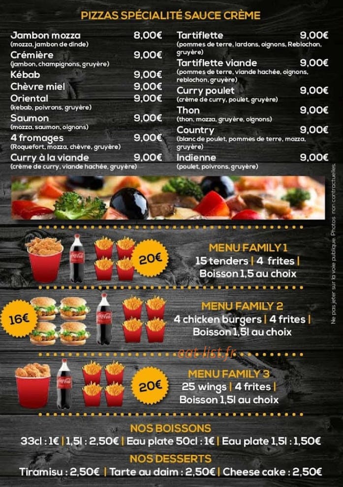 Pizza Nord — carte page 4