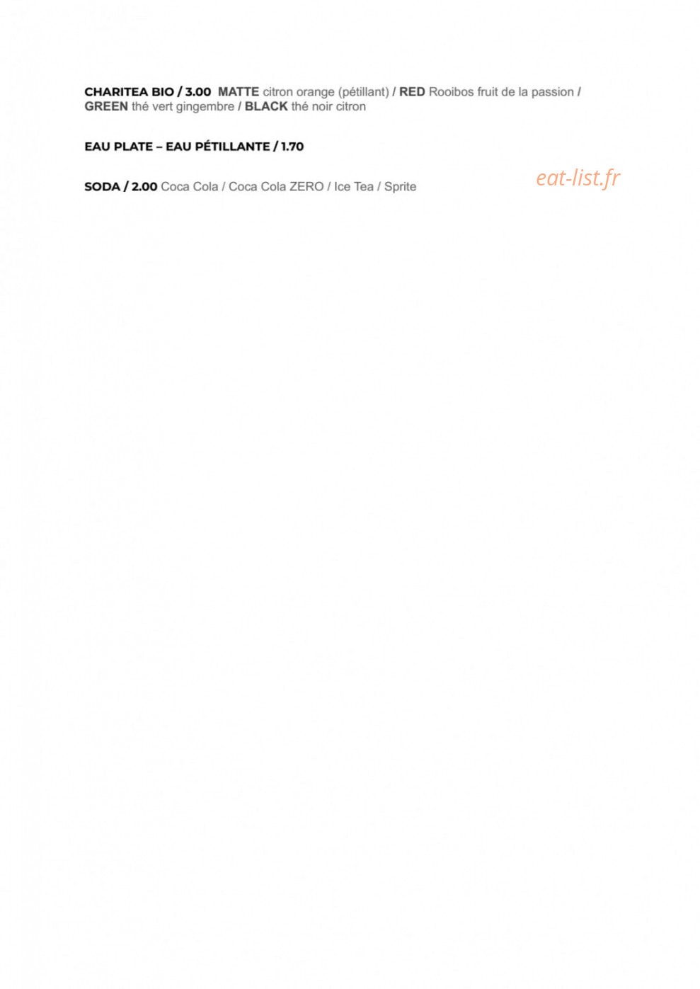 Taste — carte page 4