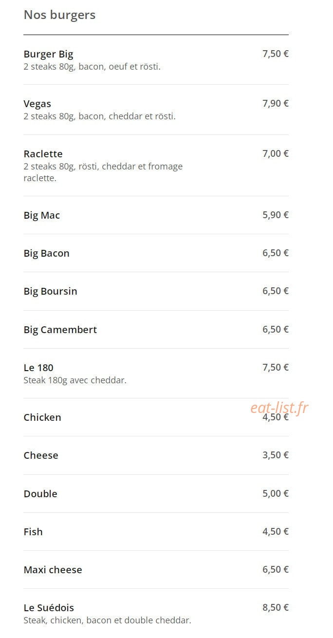 Tikka Food — carte page 7