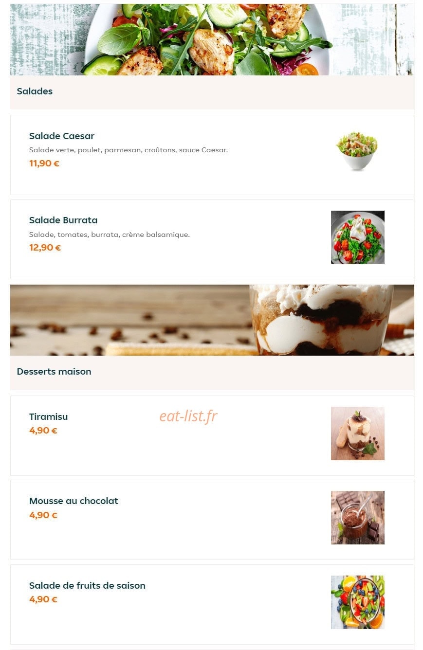 Via Pasta — carte page 5