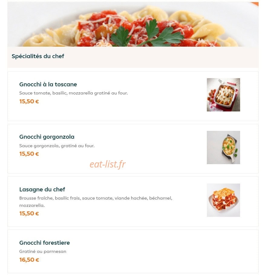 Via Pasta — carte page 4