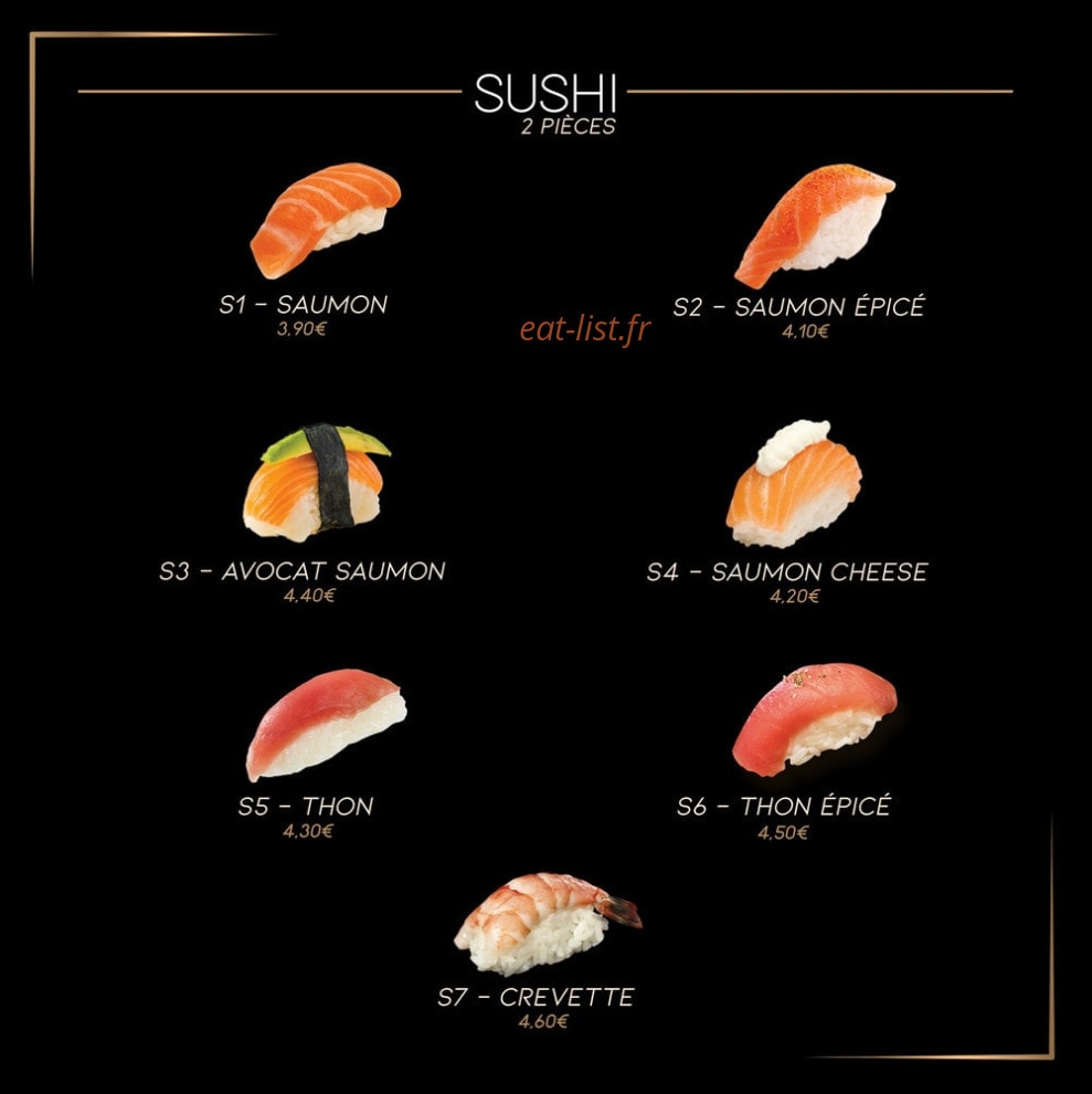Vip Sushi — carte page 7
