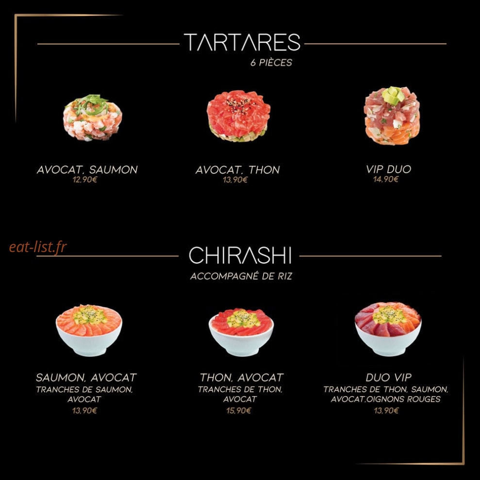 Vip Sushi — carte page 3