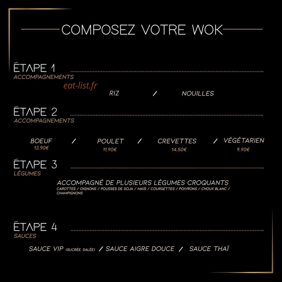 Vip Sushi — carte page 2
