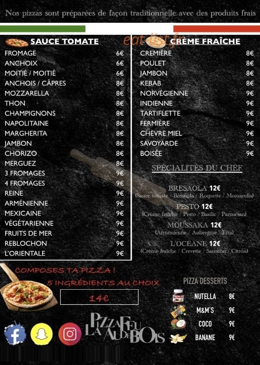 Barak’a Food — carte page 3