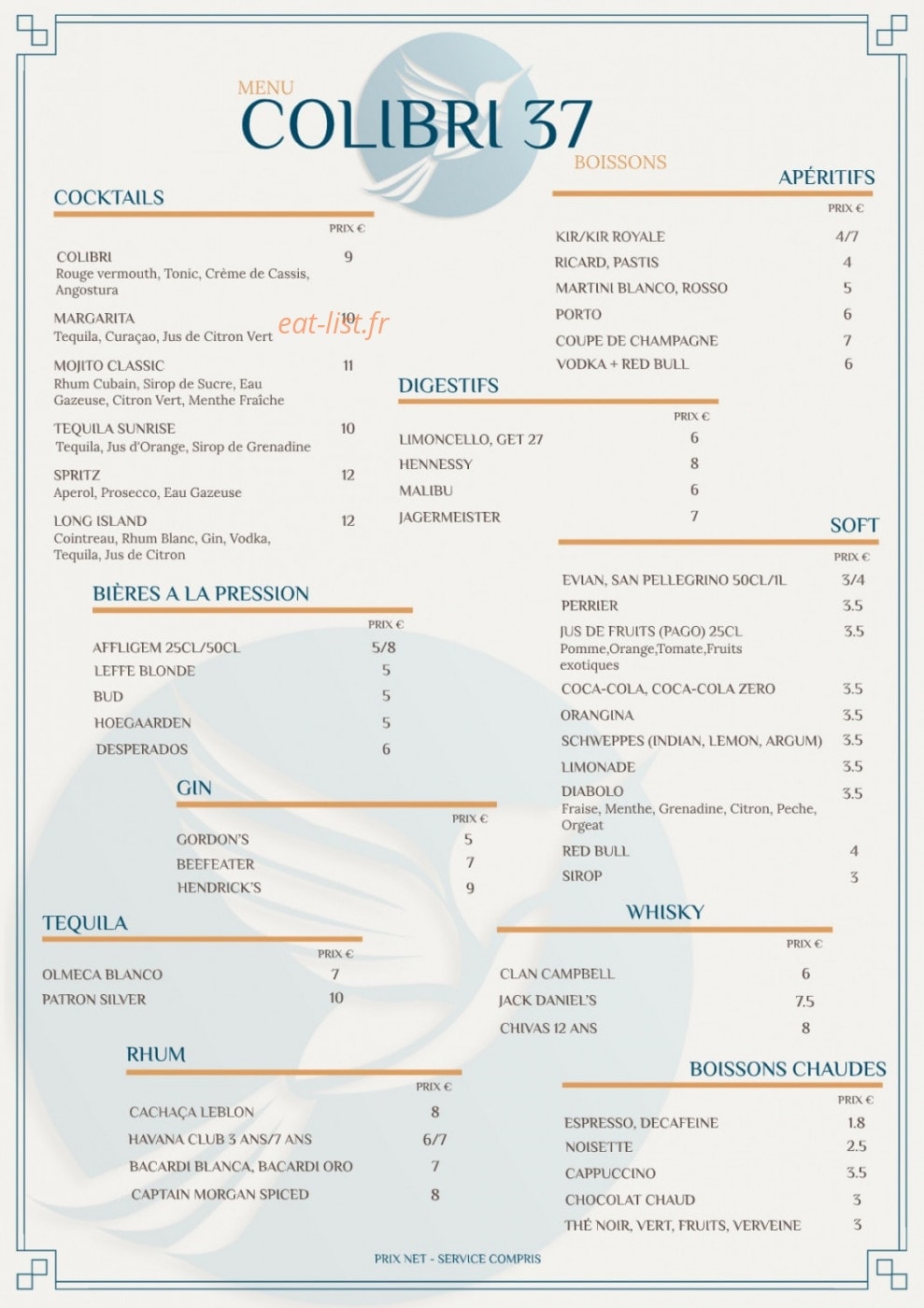 Colibri 37 — carte page 2
