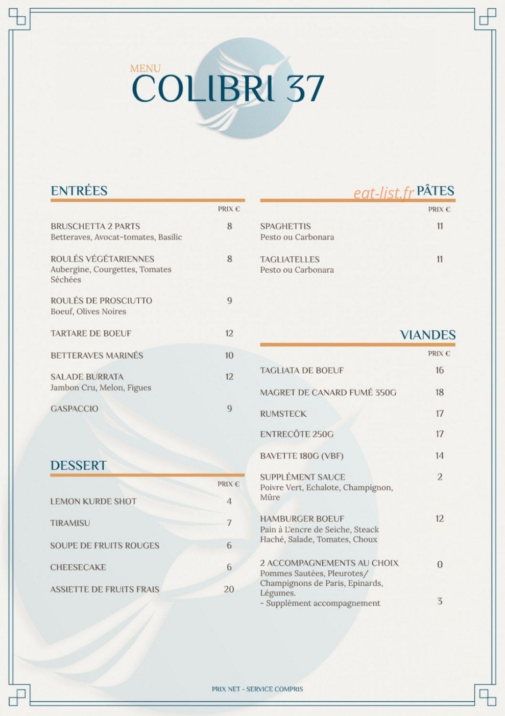 Colibri 37 — carte page 1