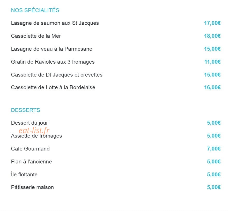 La Rade — carte page 2