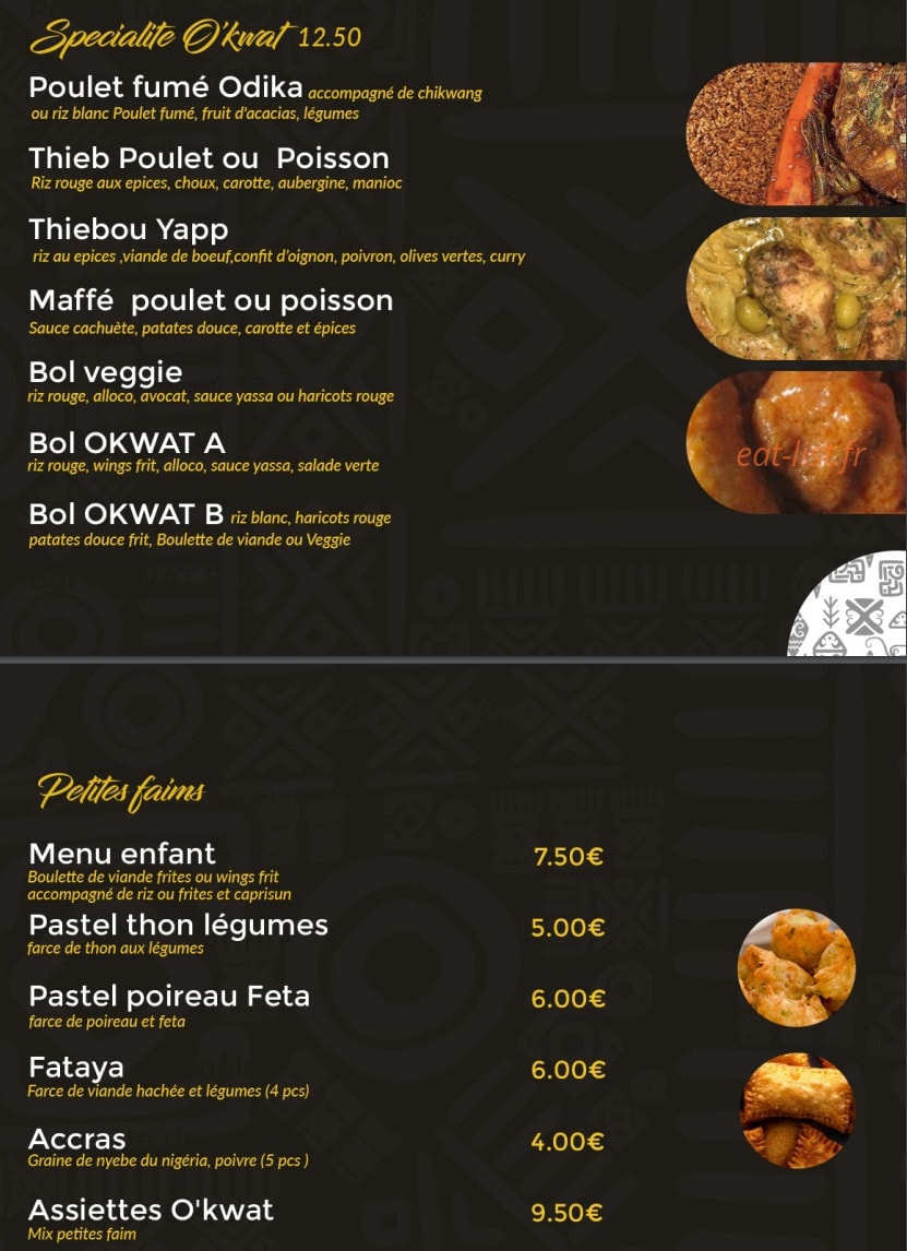 O’kwat — carte page 2