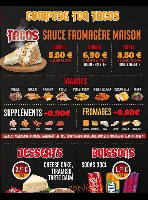 States Burger — carte page 7
