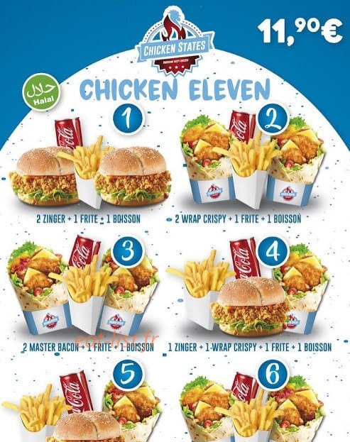 States Burger — carte page 5