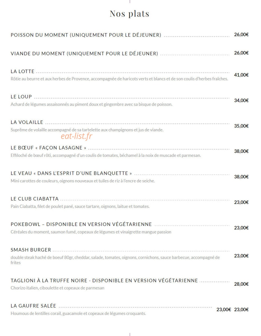 Atmosph'R - Hôtel Renaissance — carte page 2