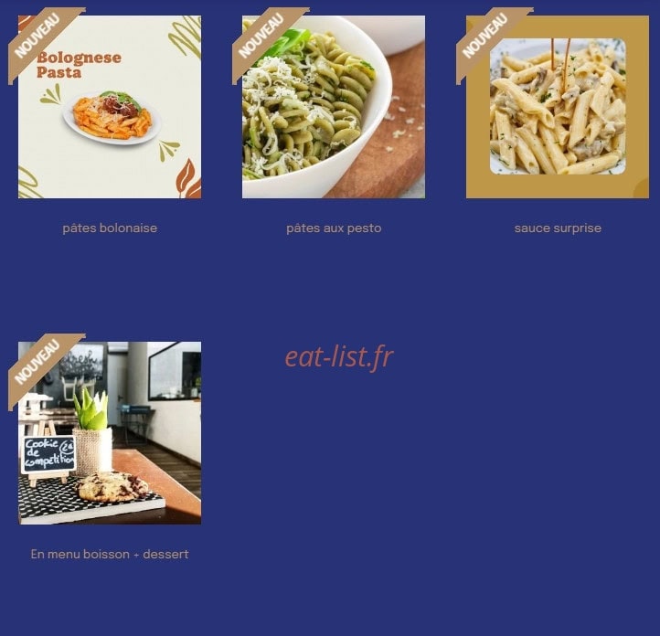 Cheese & Burger — carte page 2