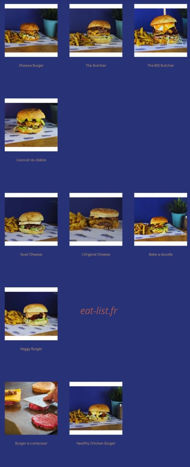 Cheese & Burger — carte page 4