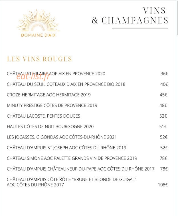 Domaine d'Aix — carte page 10