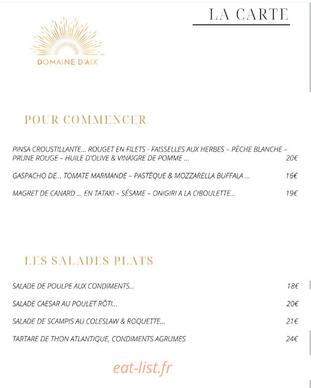 Domaine d'Aix — carte page 1