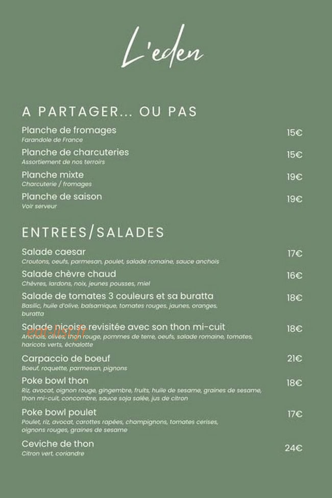 L'Eden — carte page 1