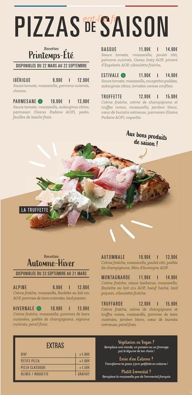 Pizza Cosy — carte page 4