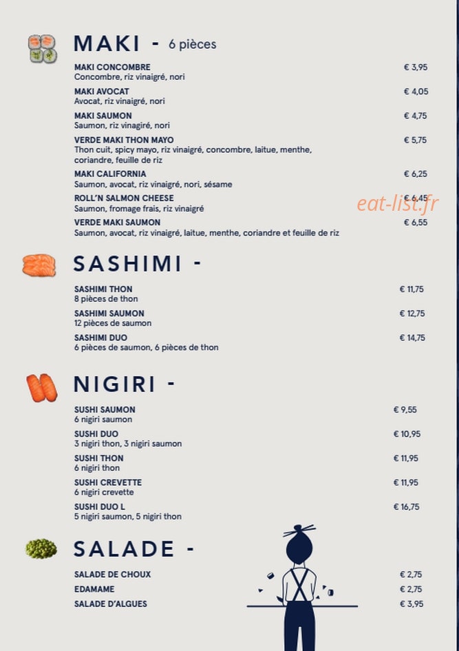 Sushi Daily — carte page 2