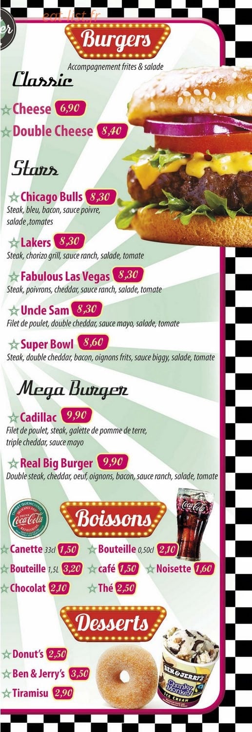 50's Diner classic — carte page 3