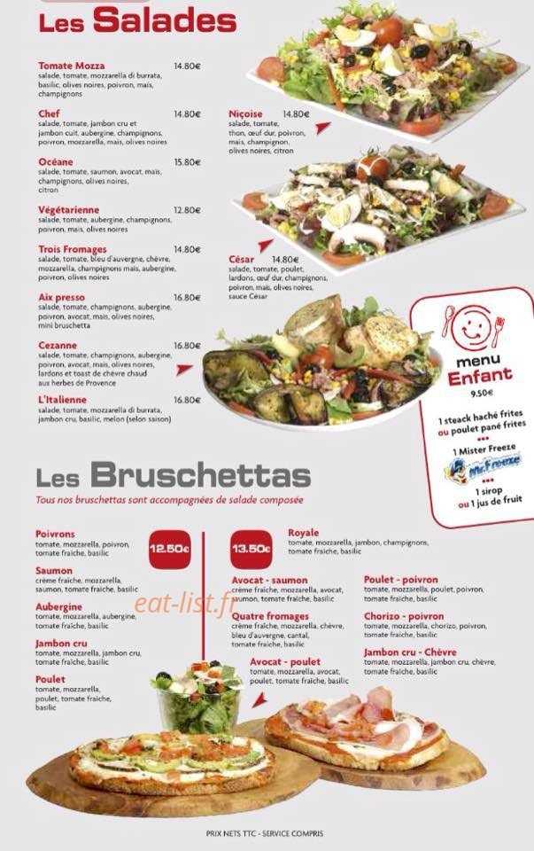 Aix-Presso Café — carte page 3