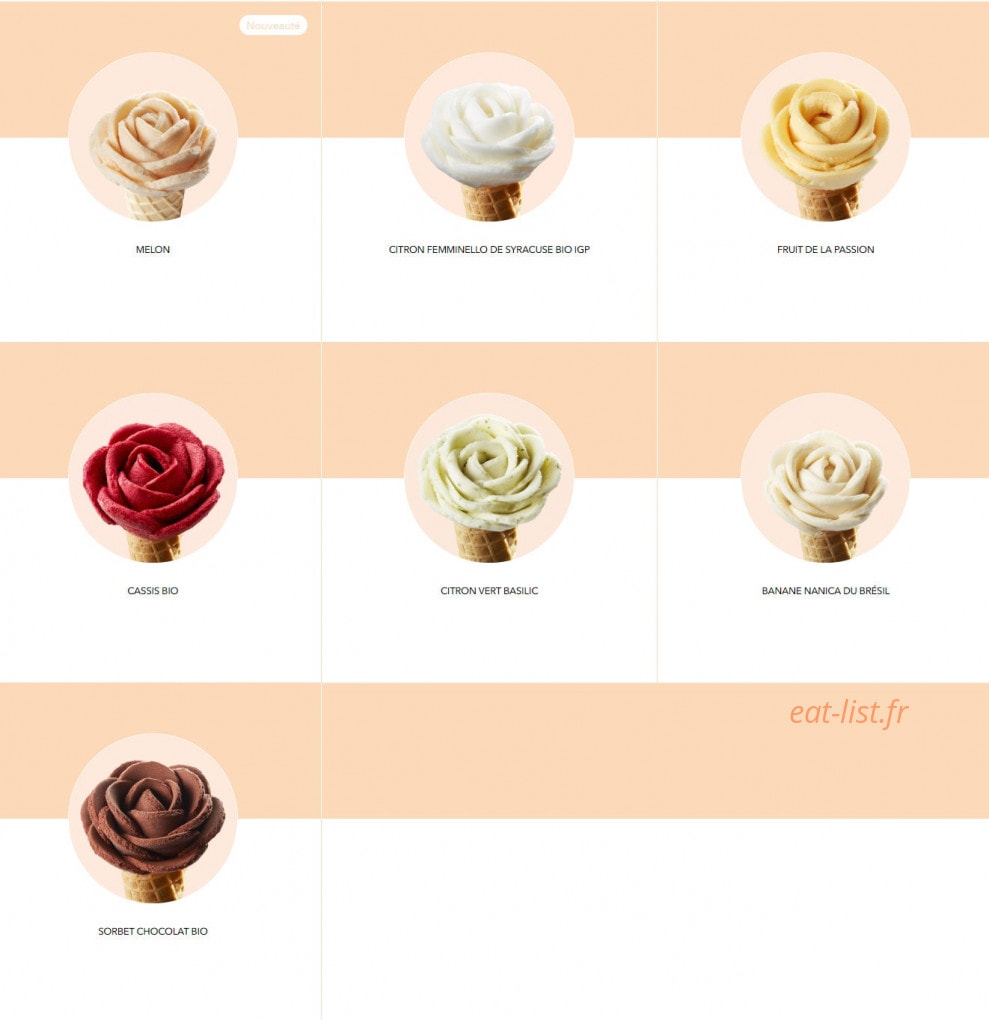 Amorino — carte page 2