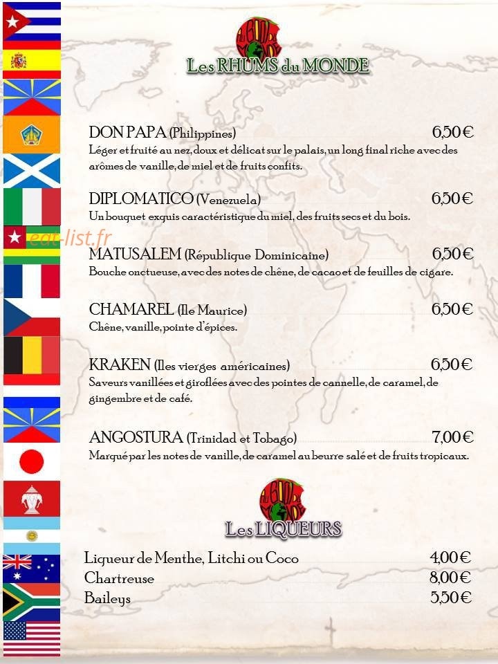 Au Goût Du Monde — carte page 8