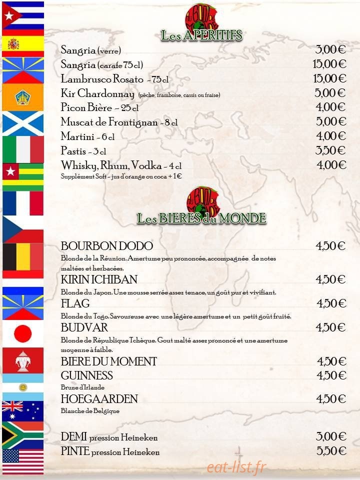 Au Goût Du Monde — carte page 2