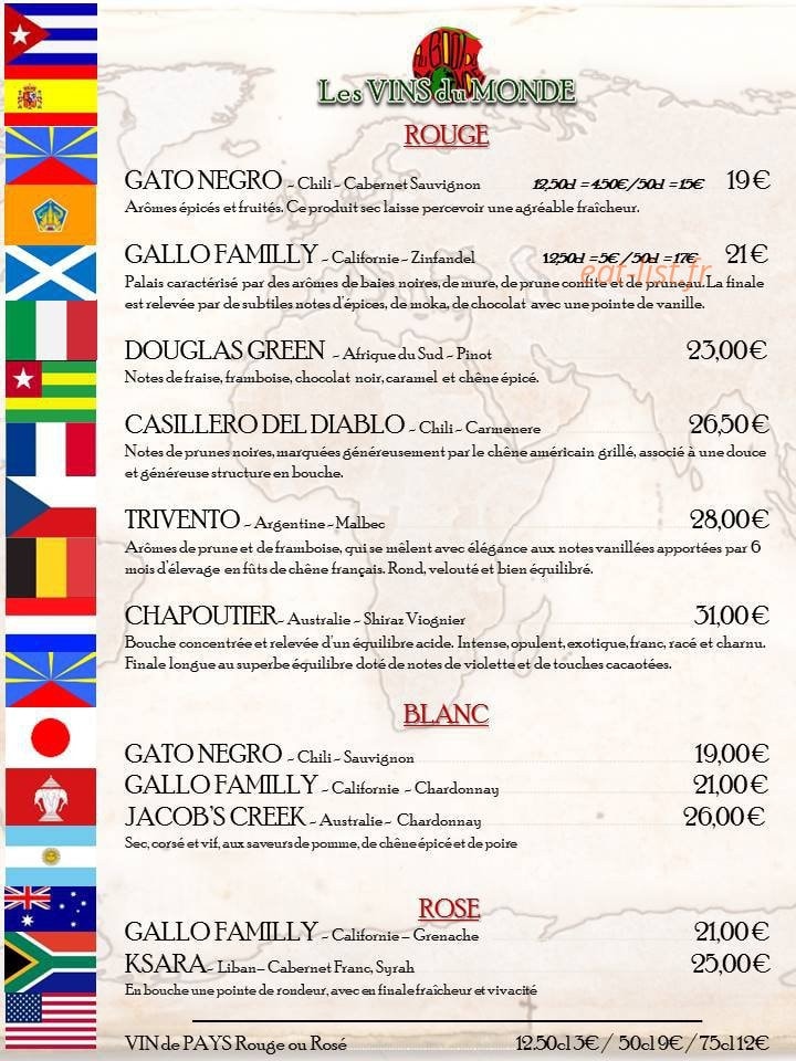Au Goût Du Monde — carte page 6