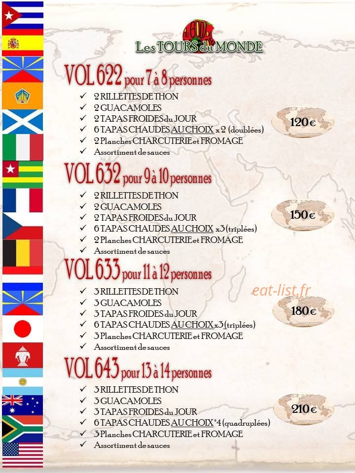 Au Goût Du Monde — carte page 7