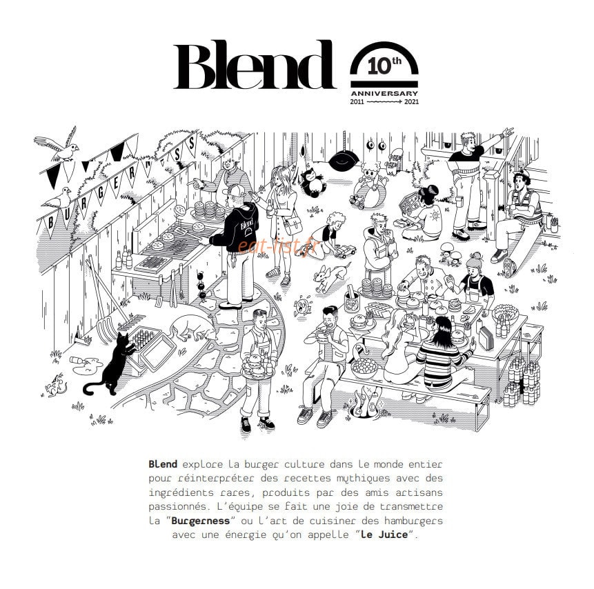 Blend Hamburger — carte page 1