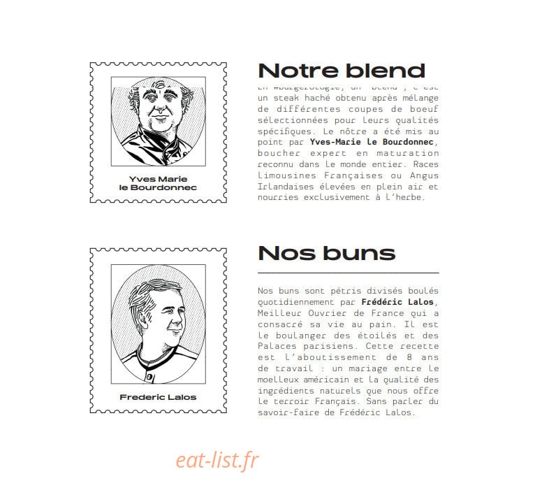 Blend Hamburger — carte page 6