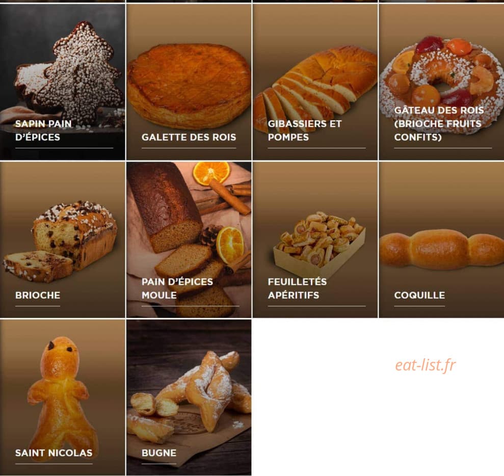 Boulangerie Marie Blachère — carte page 17