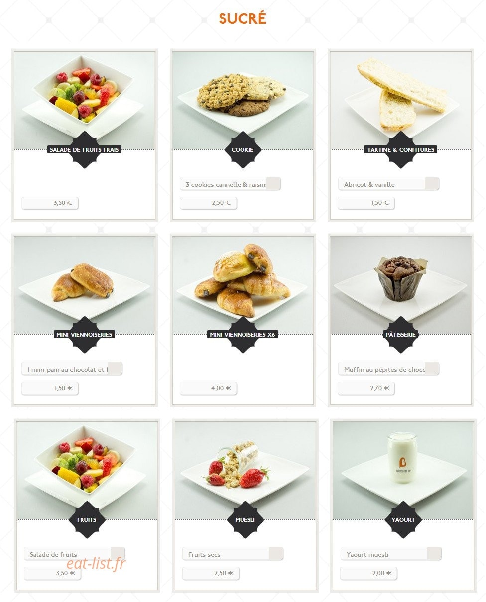 Brunch me up' — carte page 3