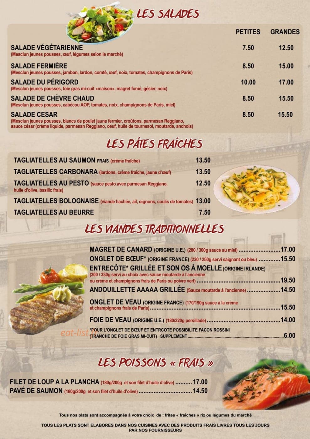 Café du palais — carte page 3
