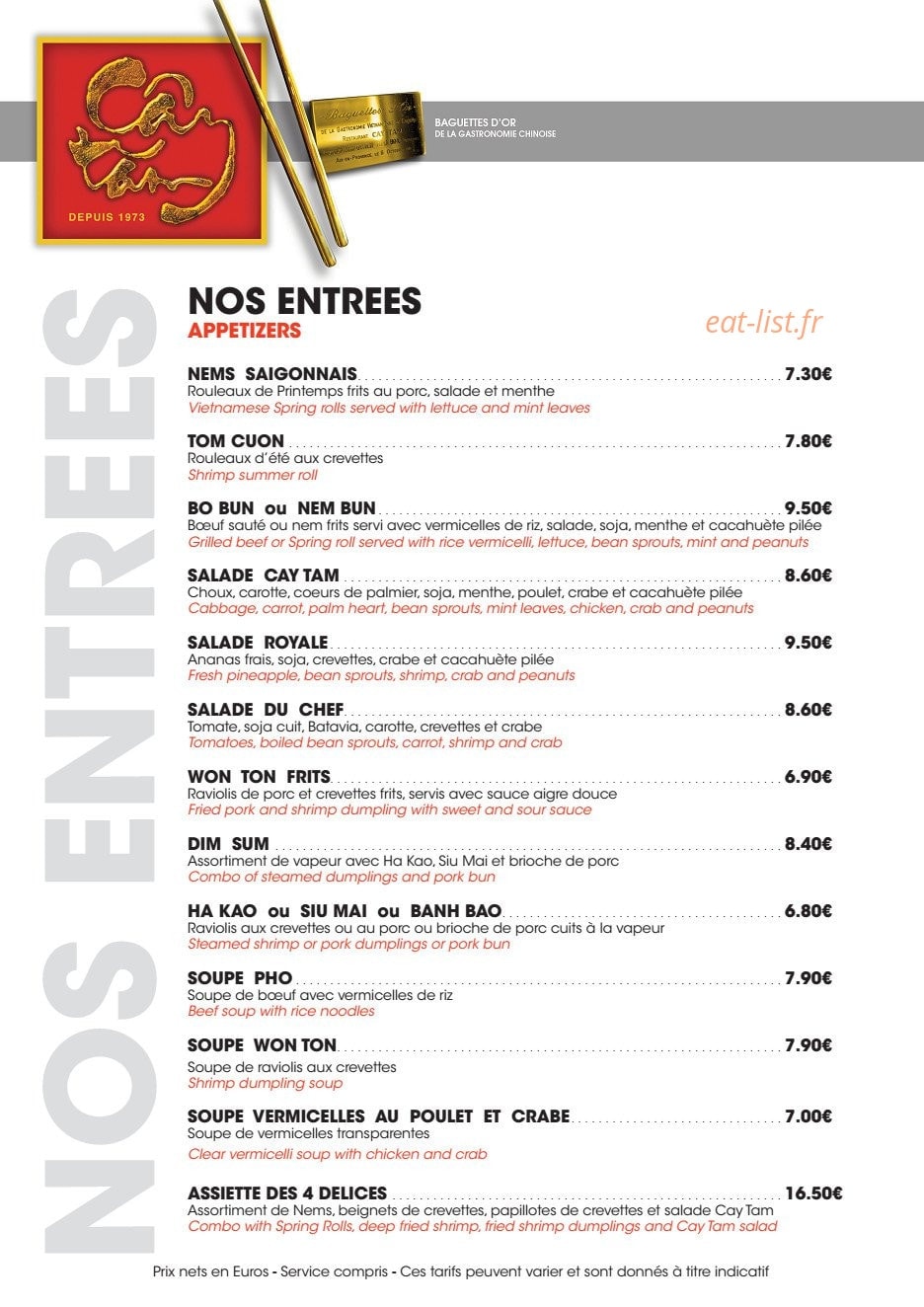 Cay Tam — carte page 2