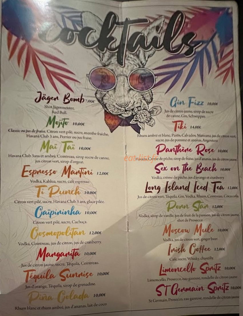 Charly's — carte page 2