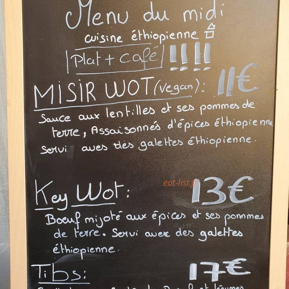 Chez Ama — carte page 1