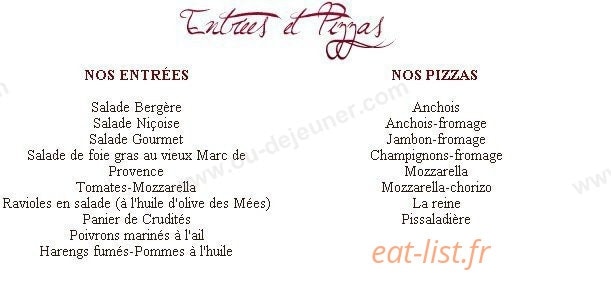 Chez Jo — carte page 1