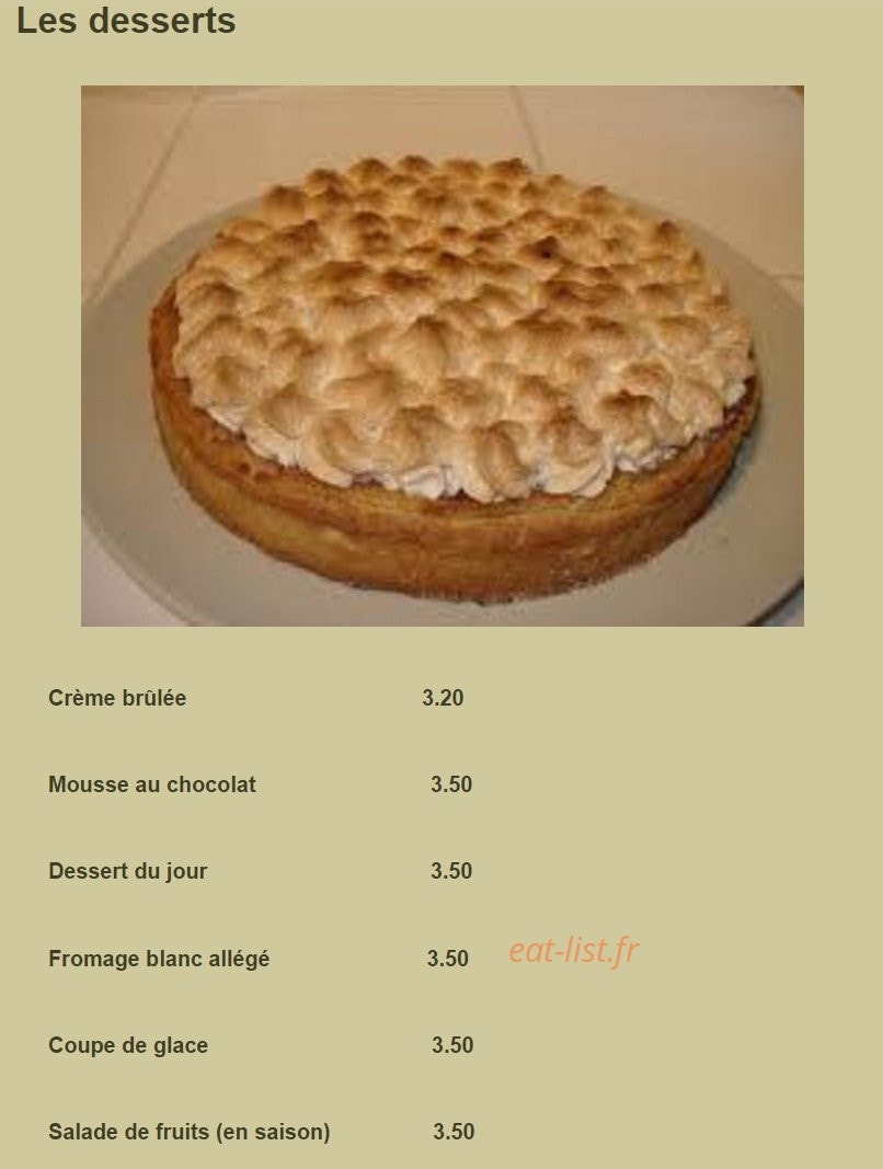 Chez paul — carte page 4