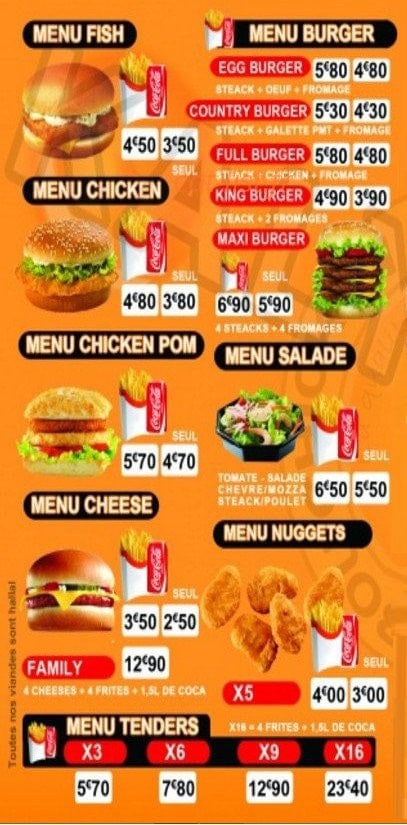 Chicken boubou — carte page 1