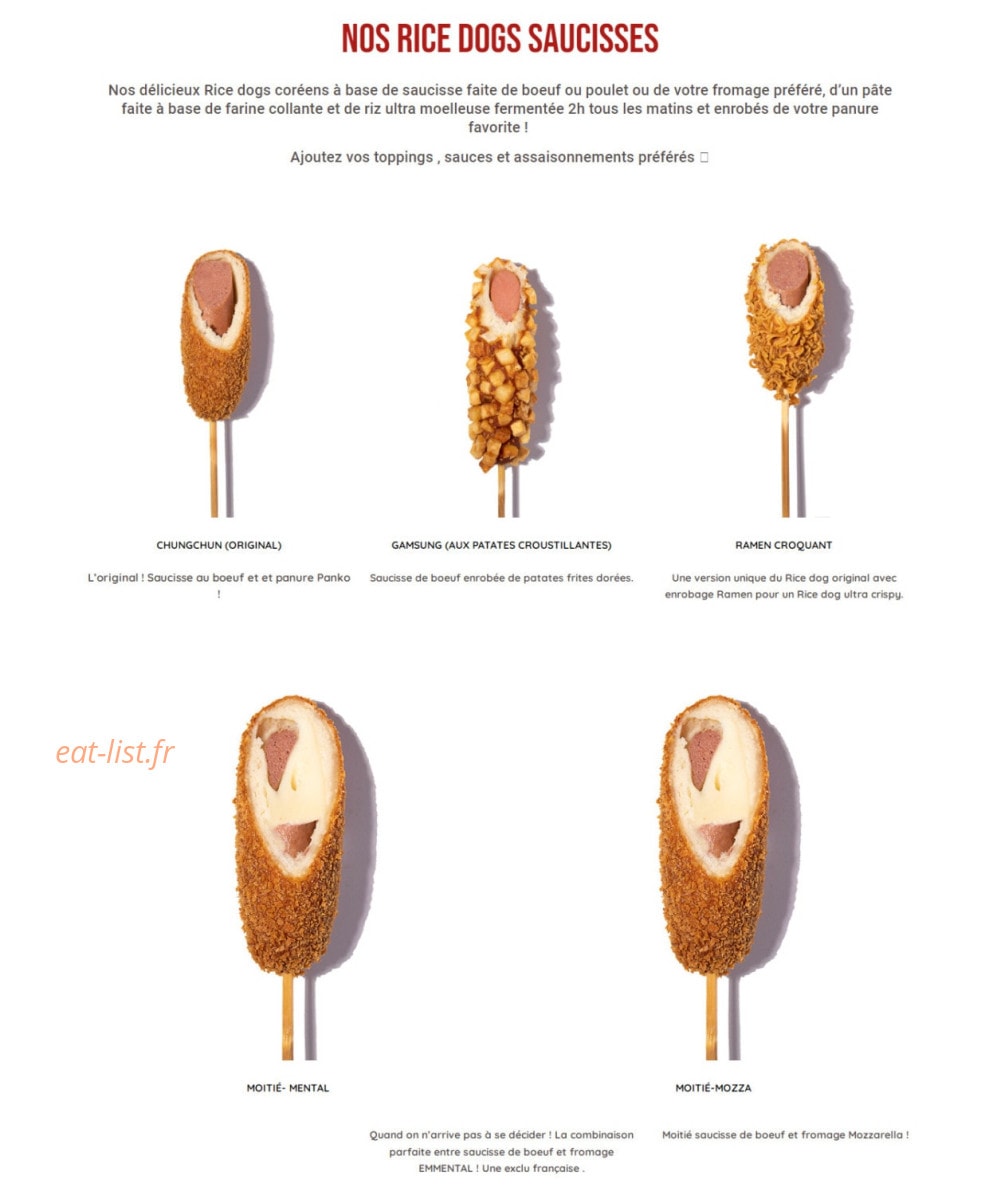 Chungchun Ricedog — carte page 1